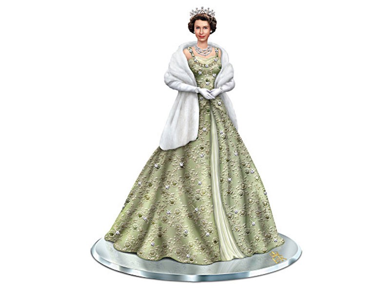 Reflections Of Queen Elizabeth II Handcrafted Figurine