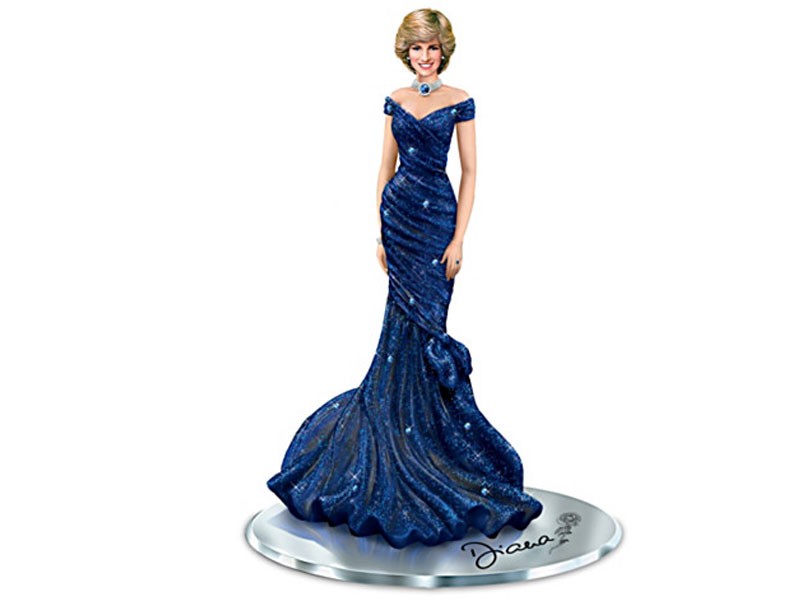 Royal Blue Radiance Princess Diana Figurine