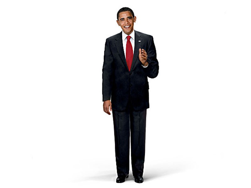 President Barack Obama Poseable Talking Doll