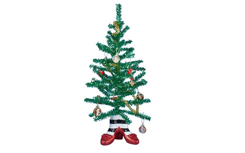 Kurt S. Adler 18in. Wizard of Oz Witch Legs Tinsel Tree Set