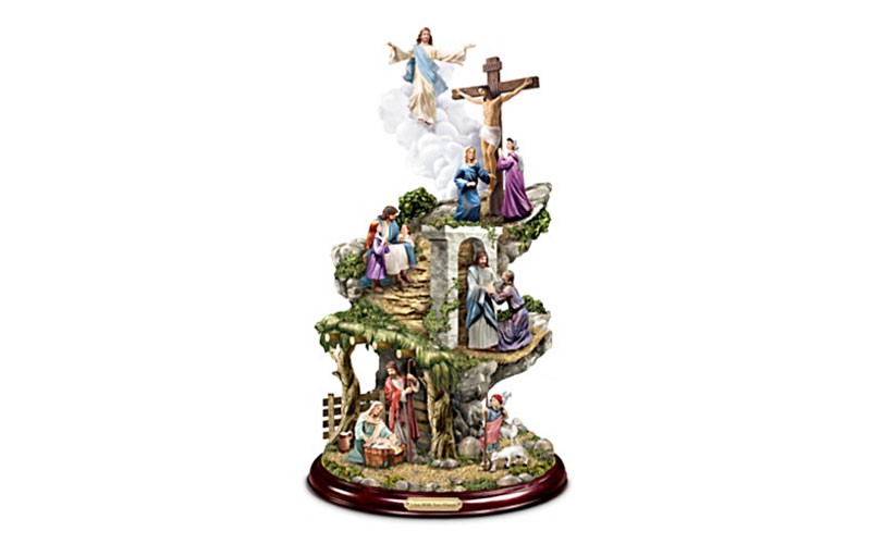 Thomas Kinkade Life Of Christ Masterpiece Sculpture