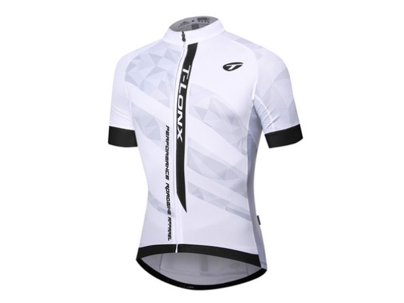 Flashing Short Sleeve Jersey White Shirt For Men