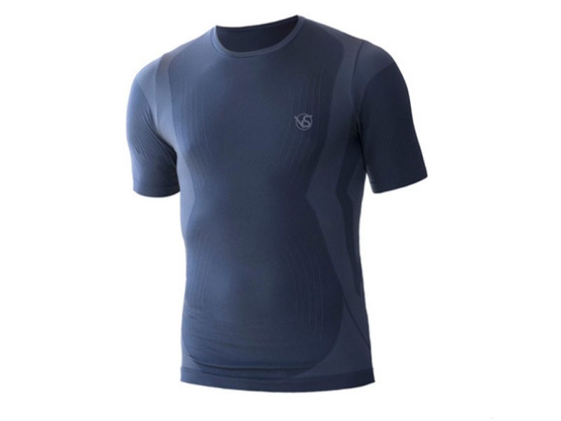 Sport 5 Short Sleeve Blue T-Shirt For Men