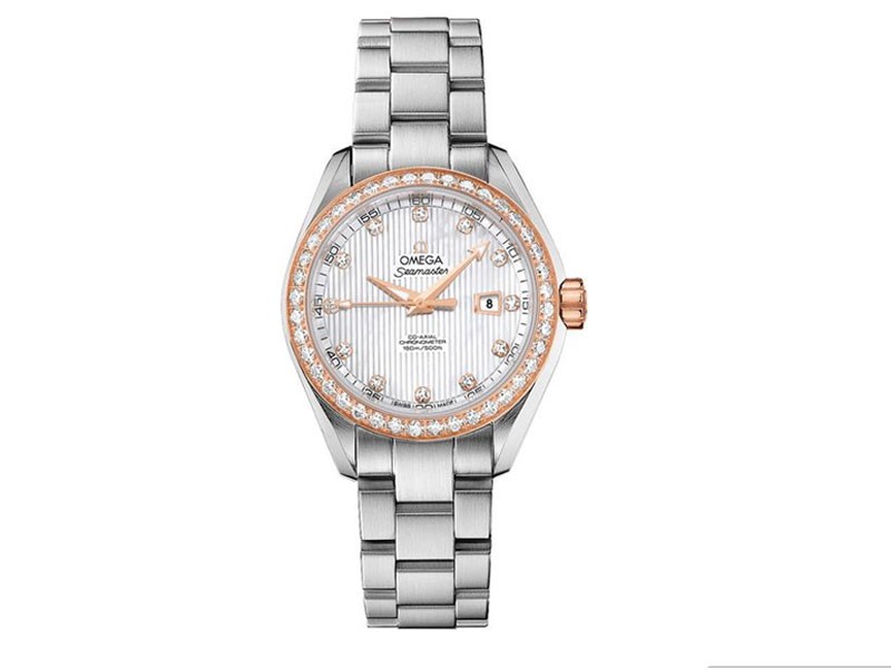 Omega Seamaster Aqua Terra Diamond Women's Luxury Watch
