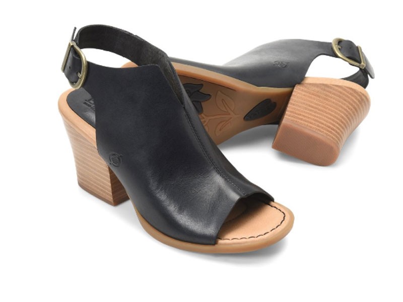 Born Moraine Black F75703 Sandals For Women