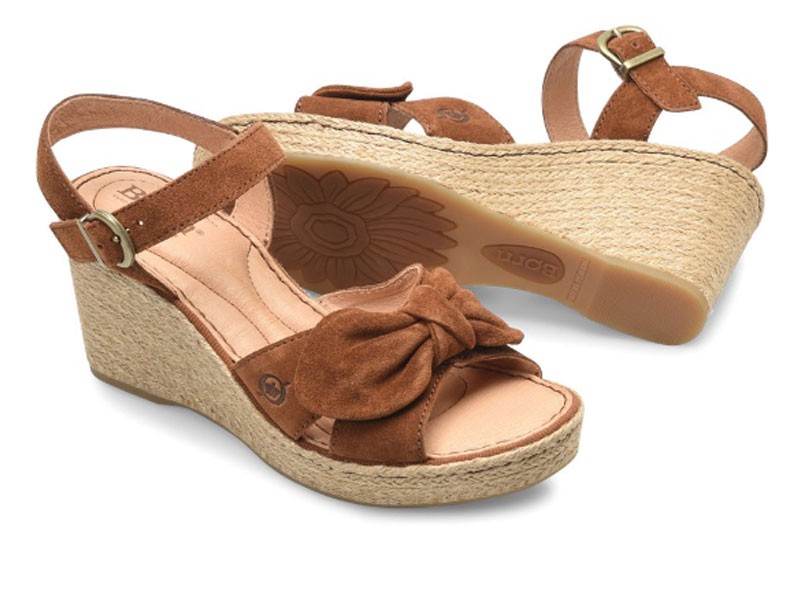 Born Monticello In Bark Suede F64206 For Women