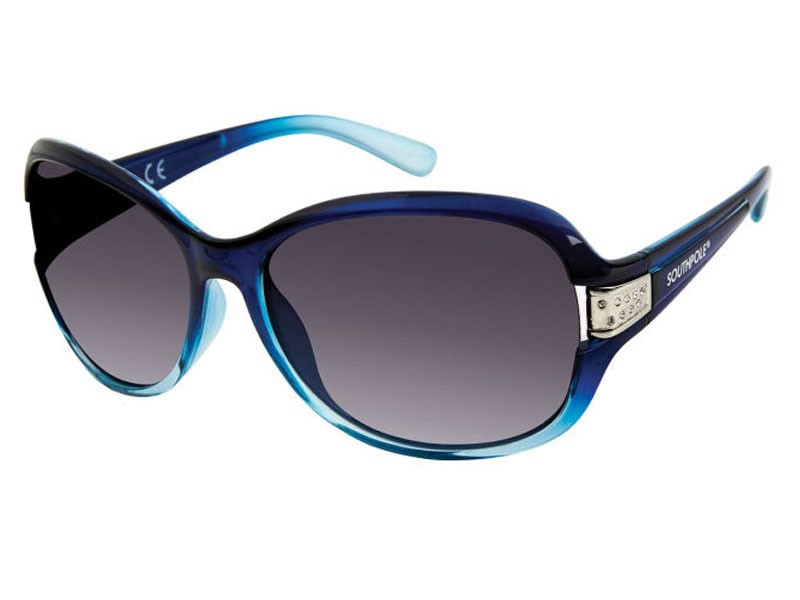 Women's South Pole Plastic and Metal Sunglasses