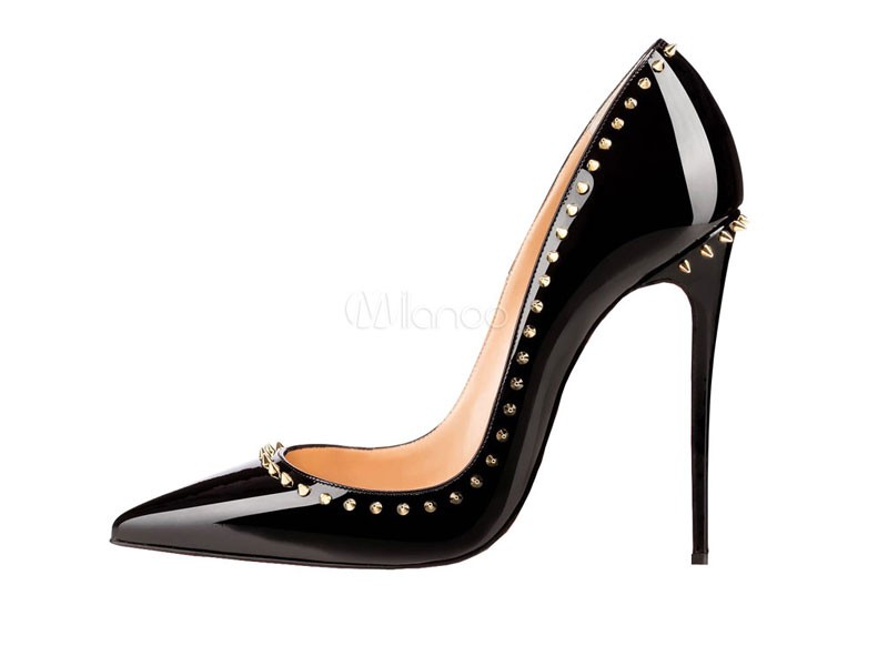 Women's Basic Pumps with Rivets