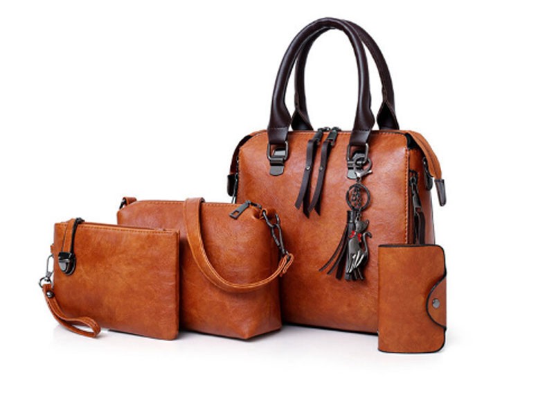 Leather Handbags Vintage Multi-function Crossbody Bags