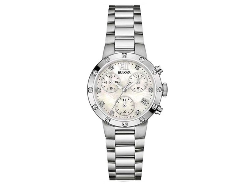 Bulova Ladies Diamond Chronograph Watch