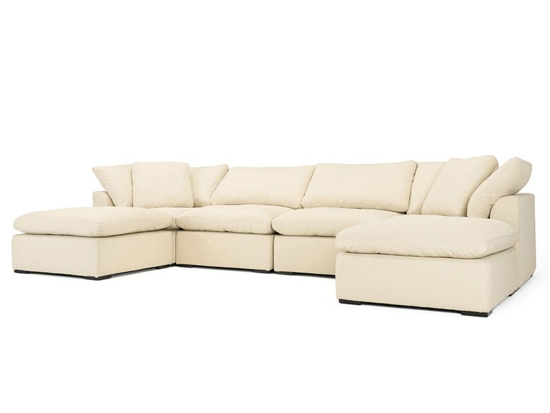 Aria 6 Piece Seating Set Beige