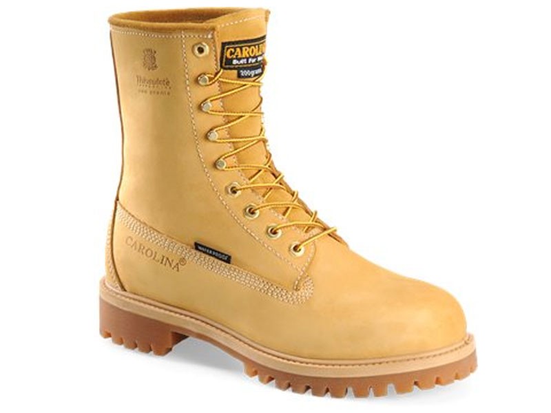 Carolina Men's 8 Inch Waterproof Wheat Work Boot