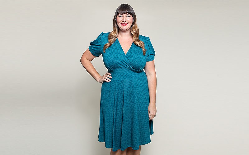 Megan Dress - Taos Teal