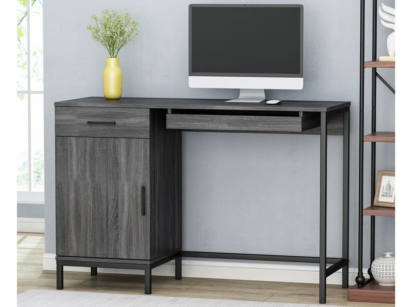 Jeanie Contemporary Faux Wood Computer Desk