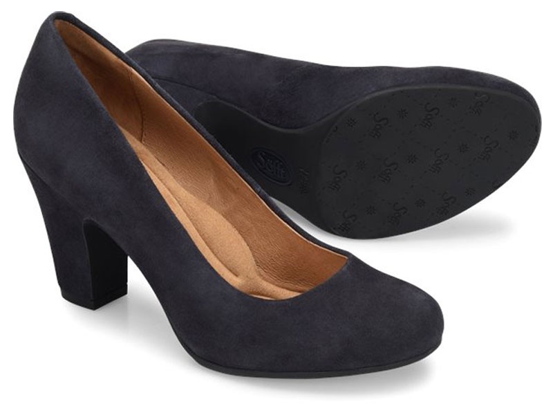 Sofft Madina Navy Suede Pump SF0004427 For Women