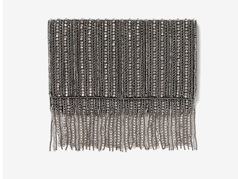 Women's Sequin Chain Fringe Shoulder Bag