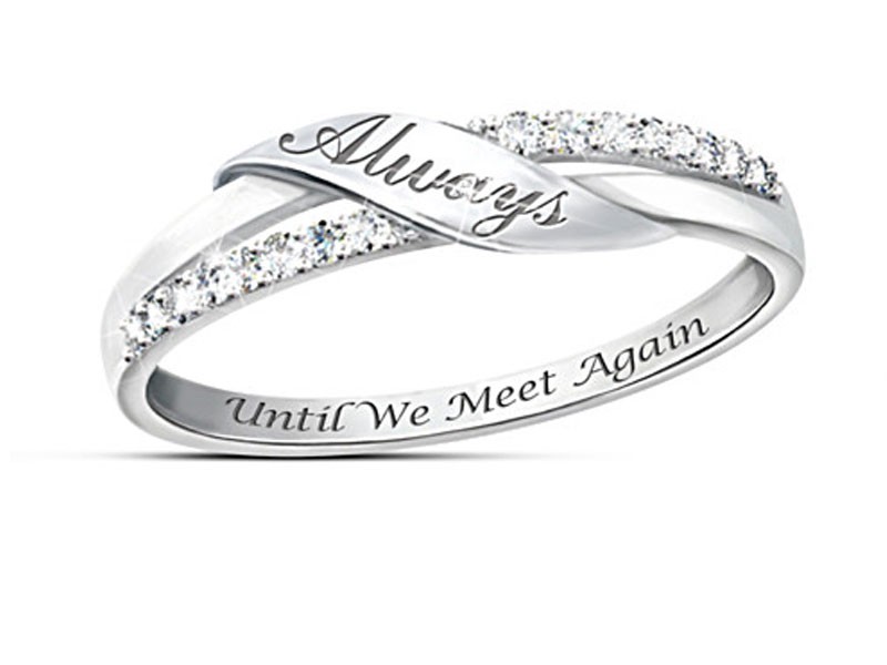 Until We Meet Again Diamond Remembrance Ring