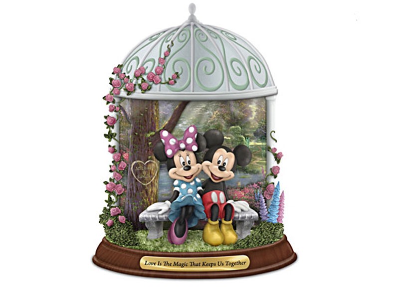 Disney Thomas Kinkade Romantic Personalized Figurine