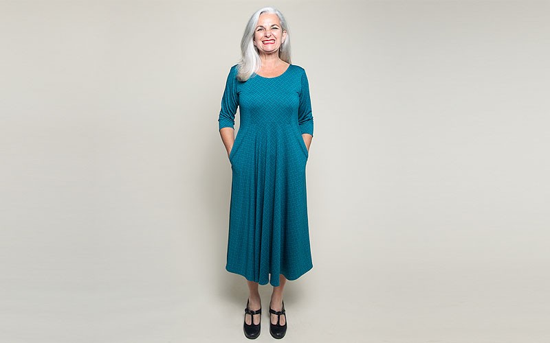 Maria Dress - Taos Teal