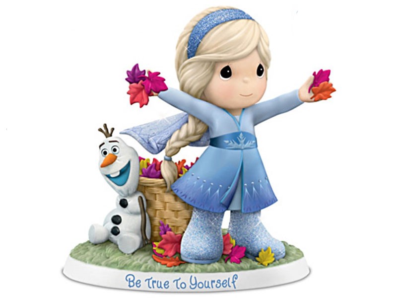 Disney Precious Moments Porcelain Elsa Figurine