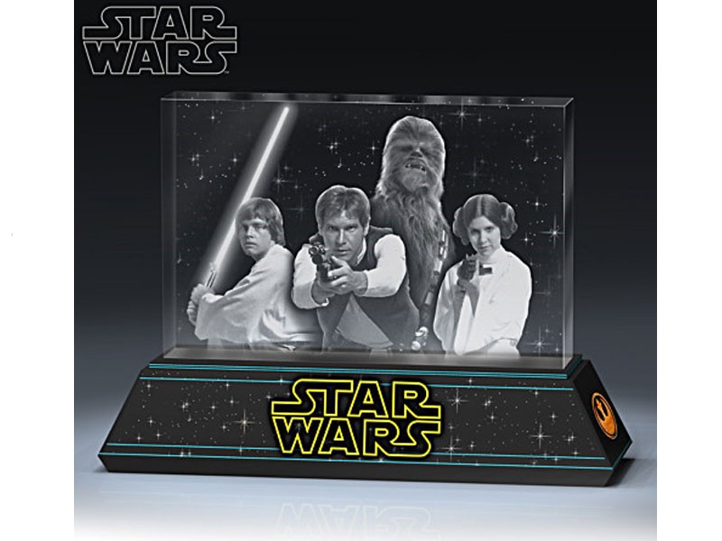 Star Wars Rebel Alliance Laser-Etched Glass Tribute