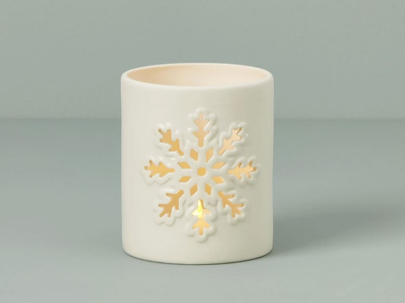 Medium Snowflake Votive