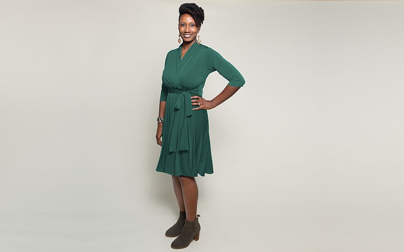 Ruby Dress - Forest Green