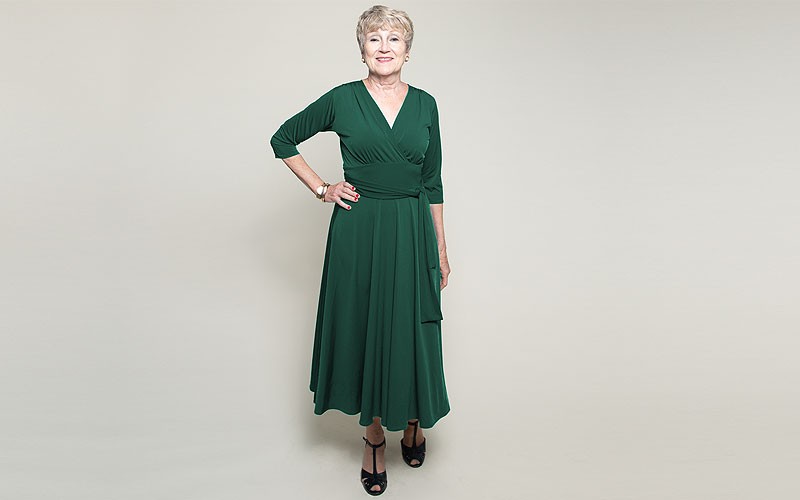 Margaret Dress - Forest Green