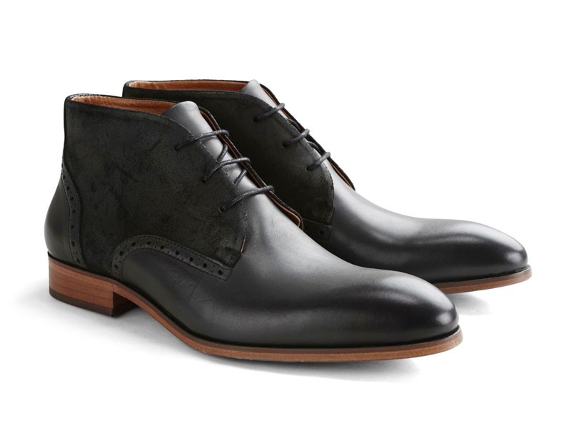 Cedar Shoe Black Dark Gray For Men