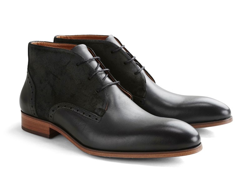 Cedar Shoe Black Dark Gray For Men
