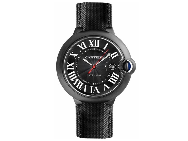 Cartier Ballon Bleu 42mm Black Dial Men's Watch WSBB0015