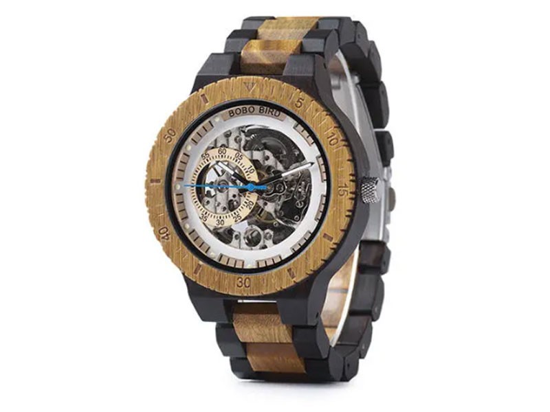 Bobo Bird K-GR05 Retro Design Automatic Mechanical Watch Wooden Men Watch