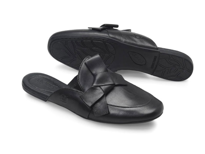 Born Caddo In Black Flat Slipper F60003 For Women