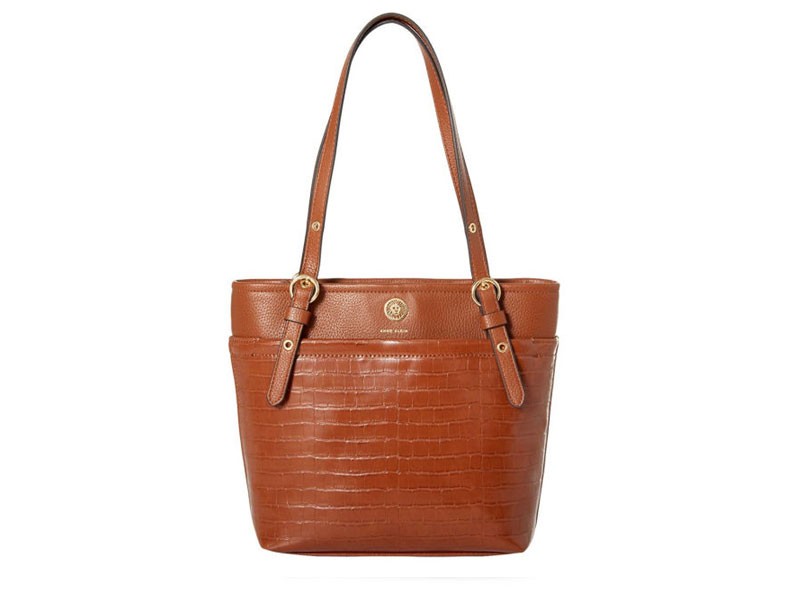 Anne Klein Croco Pocket Tote