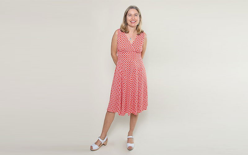 Audrey Dress - Poppy Maritime Modern