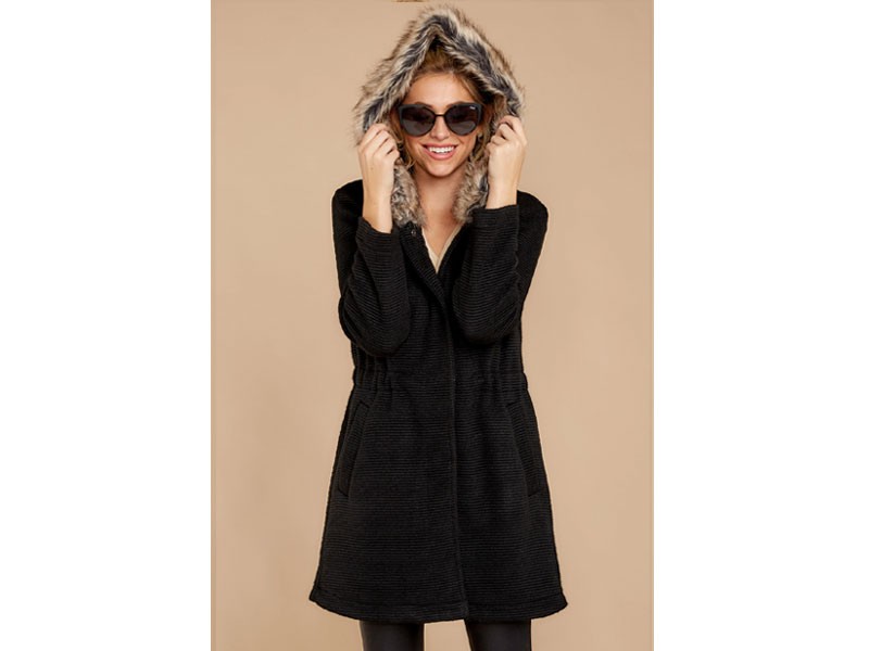 Tag Along Black Coat For Women