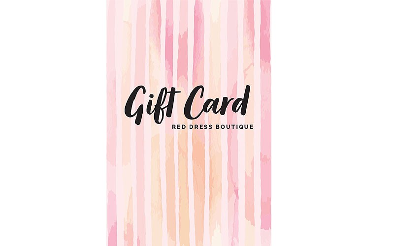 $25 Red Dress Boutique Virtual Gift Card