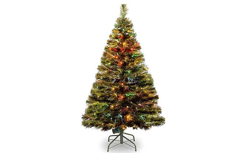 National Tree 48in. Radiance Fiber Optic Fireworks Tree