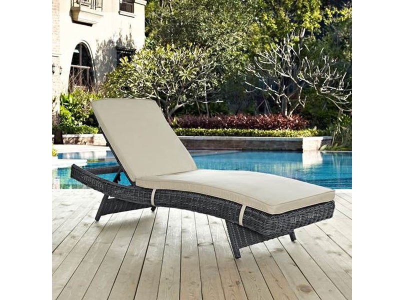 Summon Outdoor Patio Sunbrella Chaise