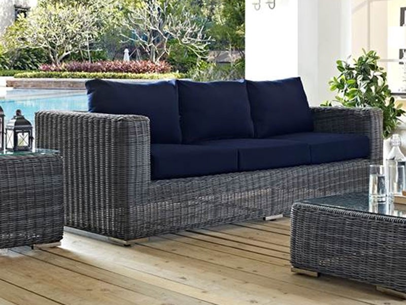 Summon Outdoor Patio Sunbrella Sofa