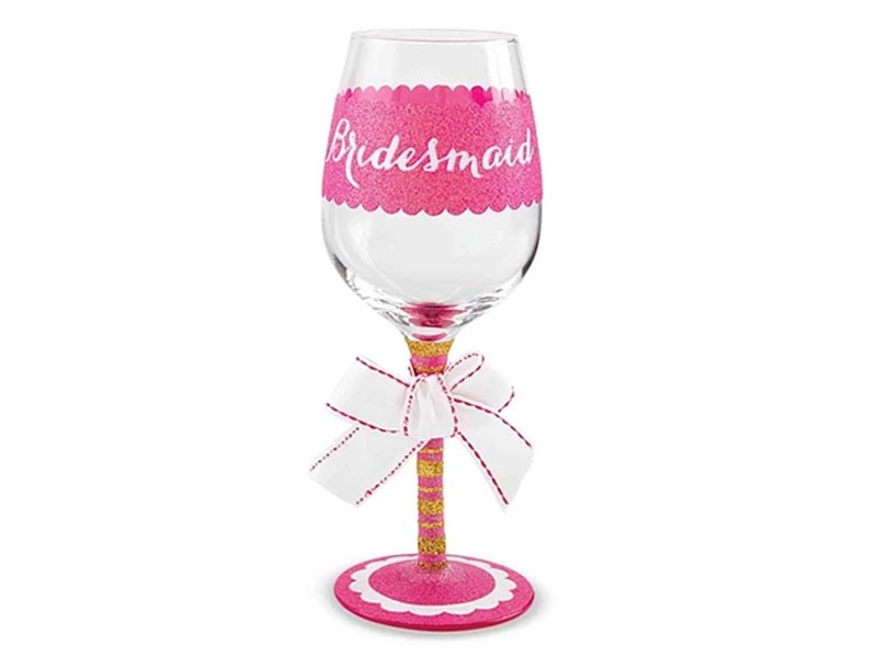 Bridesmaid Wine Glass