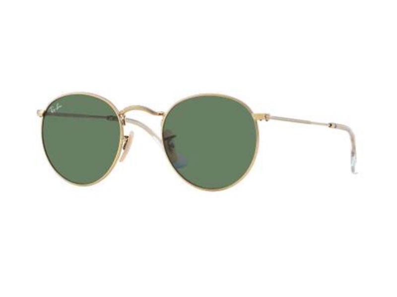 Ray Ban RB3447 Round Metal Sunglasses For Men