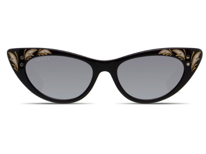 Gucci GG0089S Shiny Black Sunglasses For Women