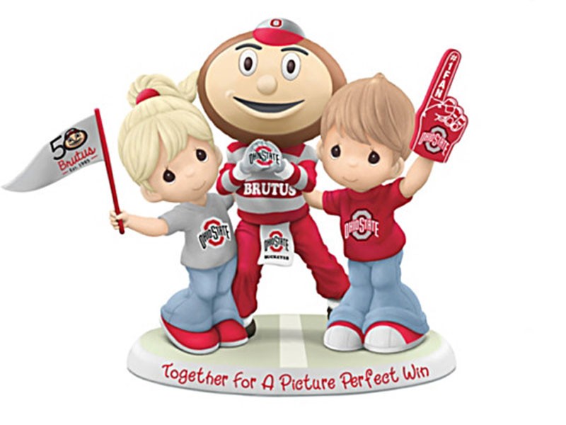 Precious Moments Buckeyes Figurine Honors 50 Years Of Brutus