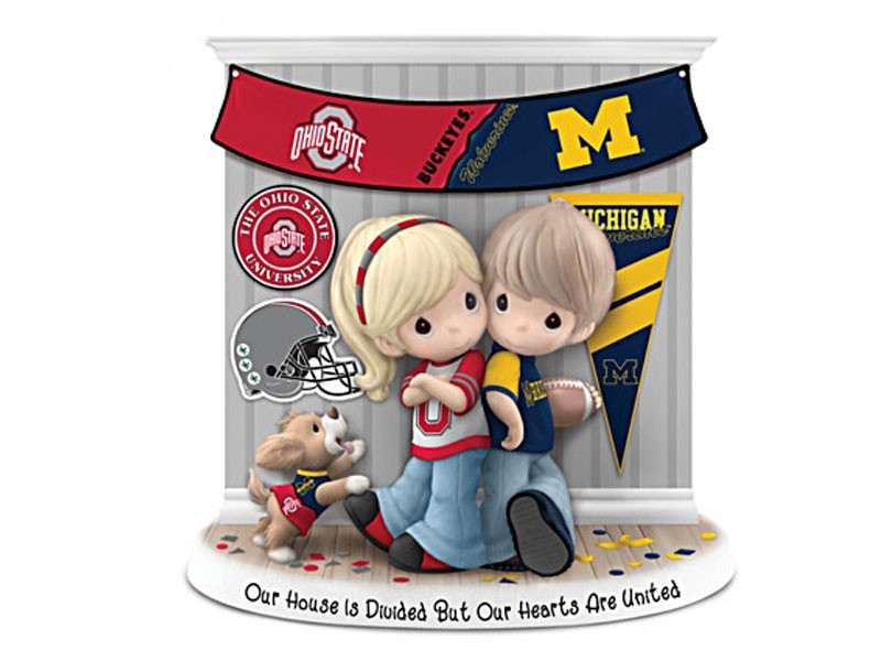 Precious Moments Ohio State/University Of Michigan Figurine