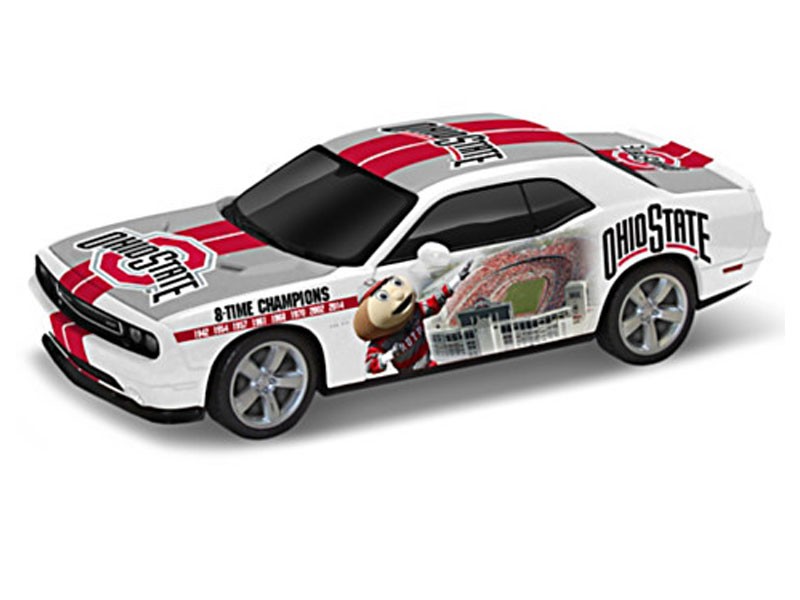 Buckeyes 1:18 Scale Collage Car Tribute Sculpture
