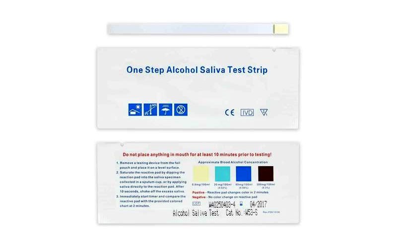 One Step Saliva Alcohol Test Strip