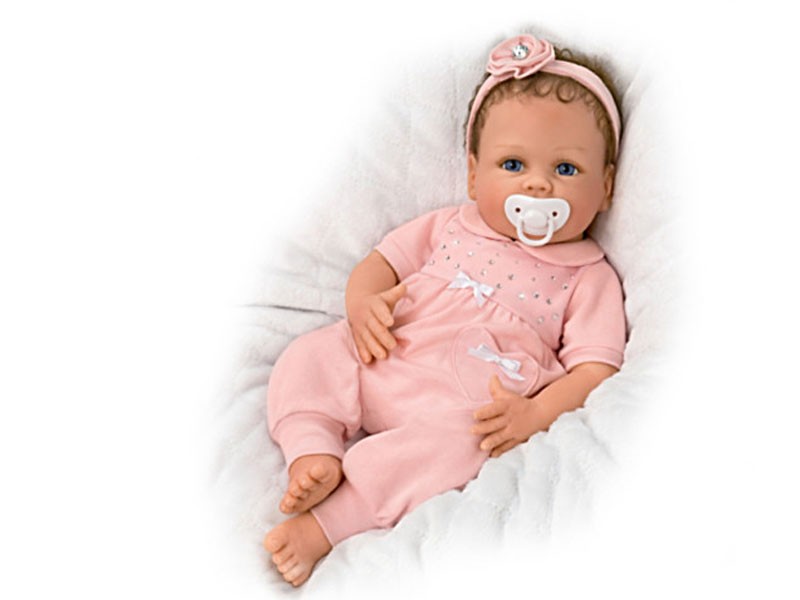 Linda Murray Cooing Chloe Breathing Silicone Baby Doll