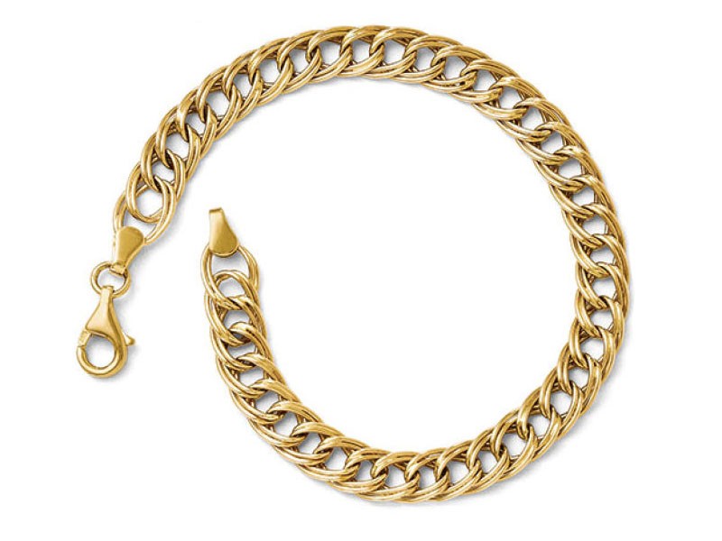 Women's Gold Classics 14K 7in Yellow Gold Link Bracelet