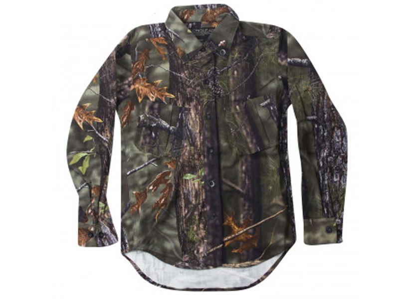 Longleaf Camo Button-Up Youth Shirt